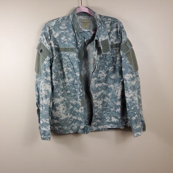 Army Ripstop Combat Uniform Coat in Digital Camo Size M X-short - Picture 8 of 11